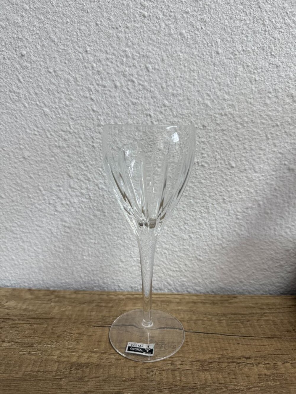 Poltar Crystal Linea Goblet Set of 4 – 270ml Slovak Crystal Wine Glasses Elegant